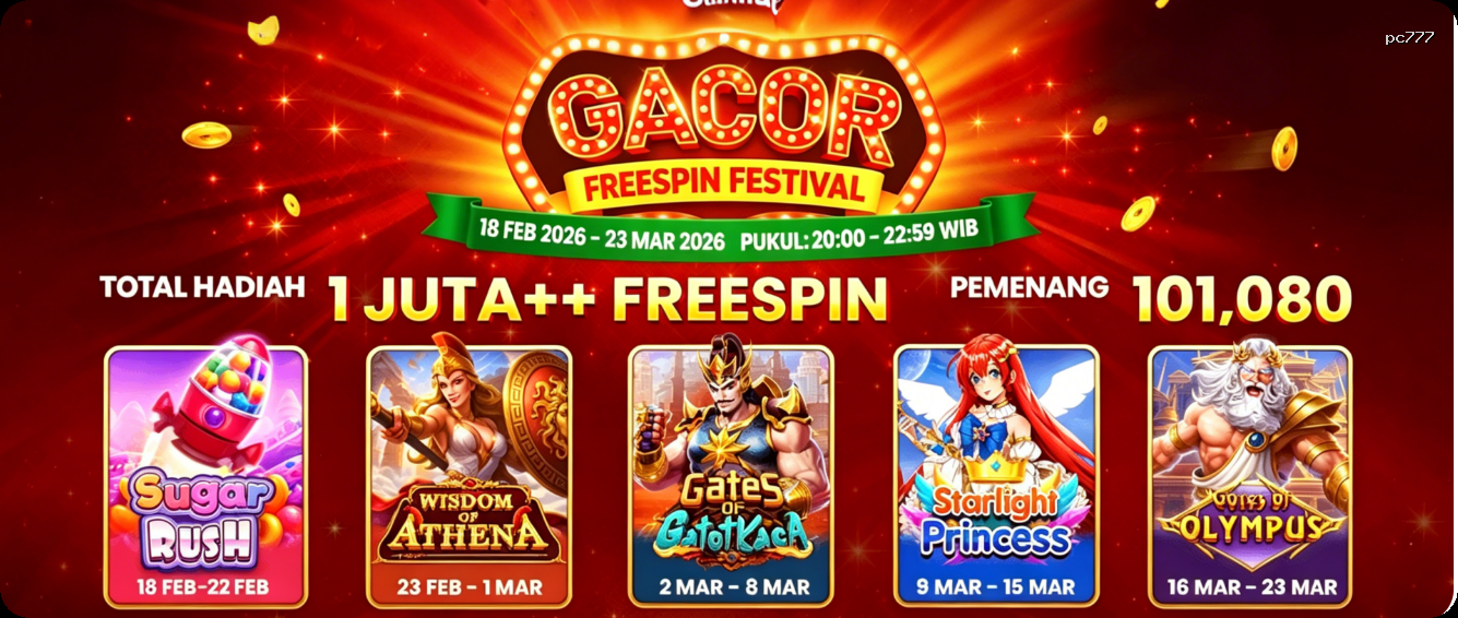 Login pc777 Sekarang Bonus Melimpah